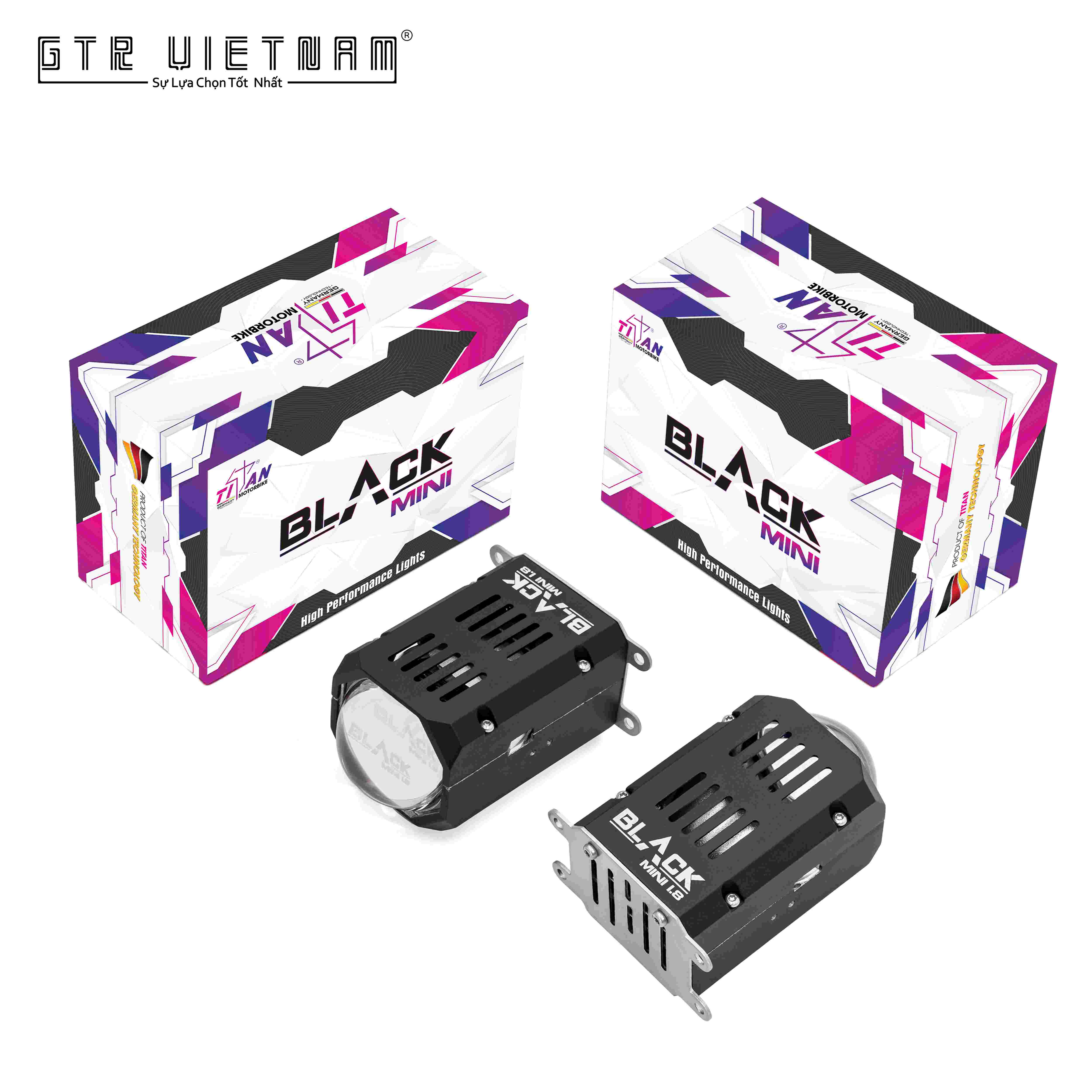 BI LED TITAN BLACK MINI 1.8 INCH